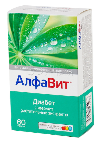 Алфавит Диабет таблетки, 60 шт #1
