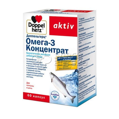 Доппельгерц Омега-3 Концентрат, 60 капсул #1