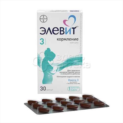 Элевит Кормление капсулы, 30 шт #1