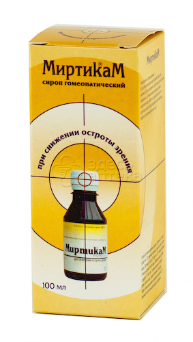 Миртикам гомеопатический сироп фл 100мл #1