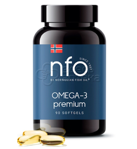 Норвегиан Фиш Оил NFO Омега-3 премиум 1008 мг капмулы, 90 шт #1