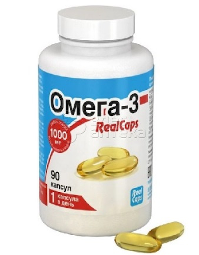 Омега-3 RealCaps капсулы, 90 шт #1