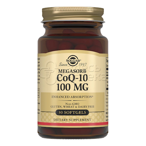 Солгар Коэнзим Q-10 капс, 30 шт #1