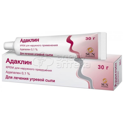 Адаклин 0,1% крем для наружного применения туба, 30г #1