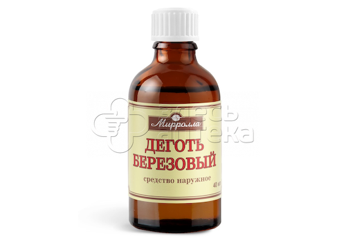 Деготь березовый фл 40мл Мирролла #1