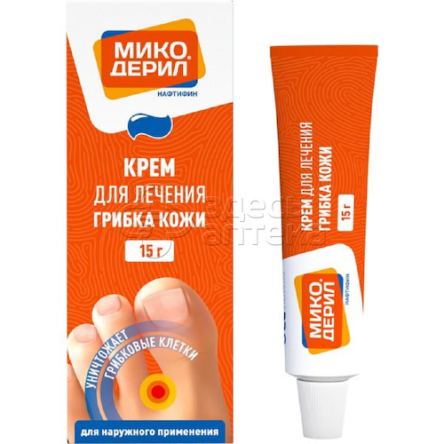 Микодерил 1% крем для наружного применения туба, 15г #1