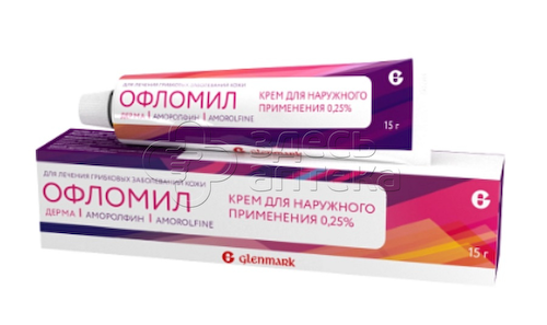 Офломил Дерма 0,25% крем для наружного применения туба, 15г #1