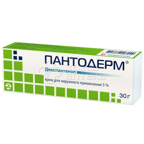 Пантодерм 5% крем для наружного применения туба, 30г #1