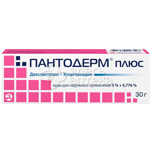 Пантодерм Плюс 5% + 0,776% крем туба, 30г #1
