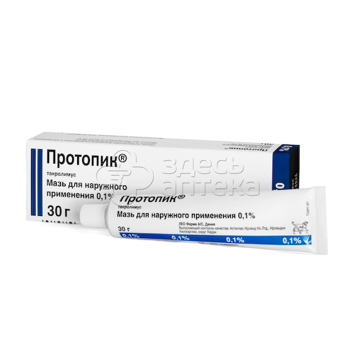 Протопик мазь 0,1% 30 г #1