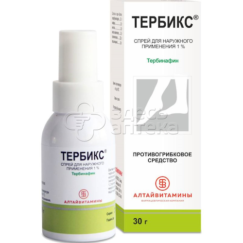 Тербикс спрей д/наруж. прим. 1% 30г #1