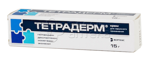 Тетрадерм крем д/наруж прим 15г #1