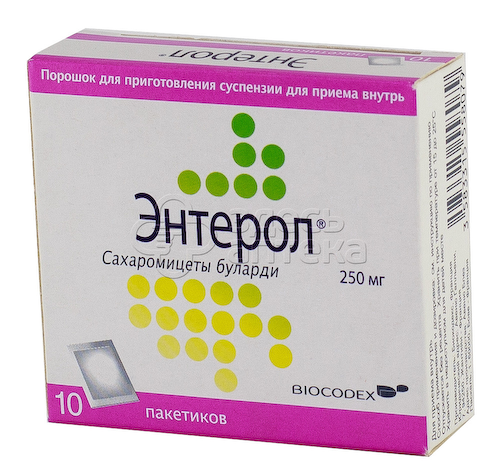 Энтерол порошок для приготовления суспензии для приема внутрь. 250мг, 10 пакетиков #1