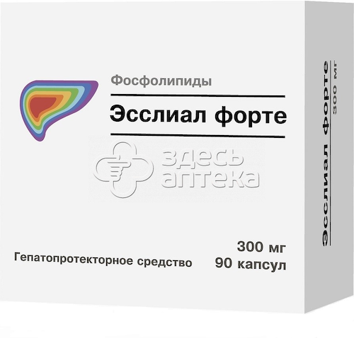 Эсслиал форте 90 капсул 300 мг #1