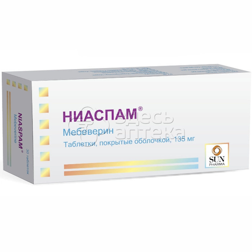 Ниаспам табл п/о 135мг 30 шт #1