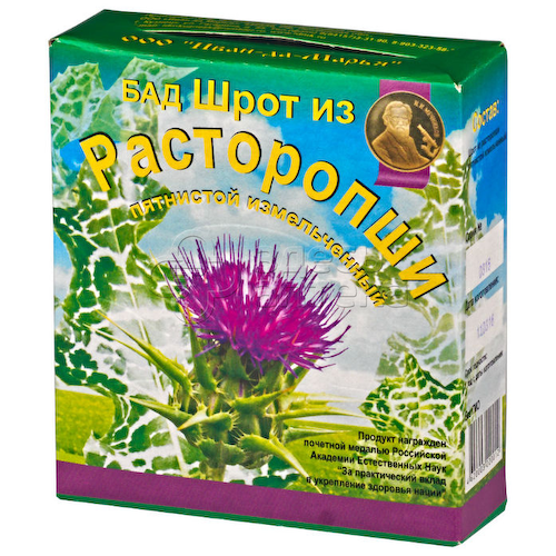 Расторопши пятнистой шрот измельченный, 100 г #1