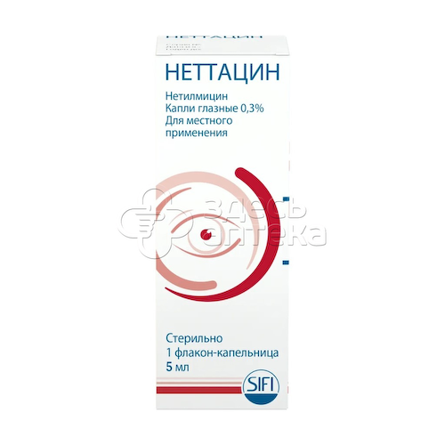 Неттацин капли глазные 0.3% 5мл #1