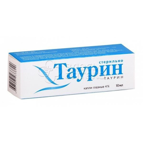 Таурин капли глазные 4% пластиковый флакон-капельница, 10мл #1