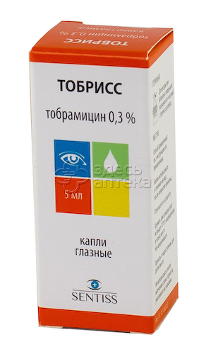 Тобрисс капли глазные 0.3%, 5мл #1