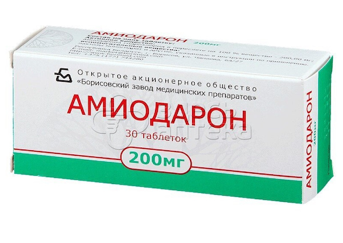 Амиодарон 200 мг таблетки, 30 шт #1