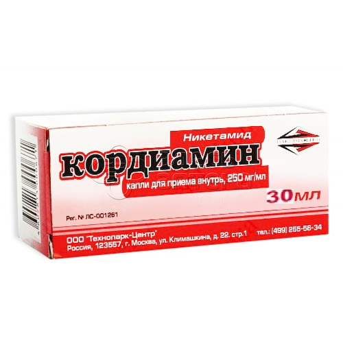 Кордиамин капли 25% фл 30мл #1