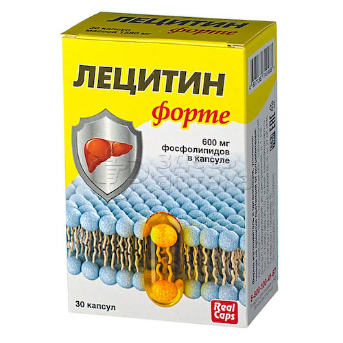 Лецитин форте 1580 мг капсулы, 30 шт #1