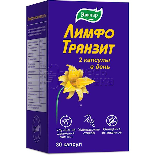 Лимфотранзит 0,46 г капсулы, 30 шт #1