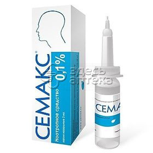 Семакс капли наз. 0,1%  фл 3мл с проб.-пипет.дозирующей #1