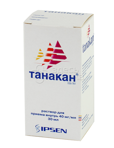 Танакан р-р оралн 40мг/мл фл 30мл #1