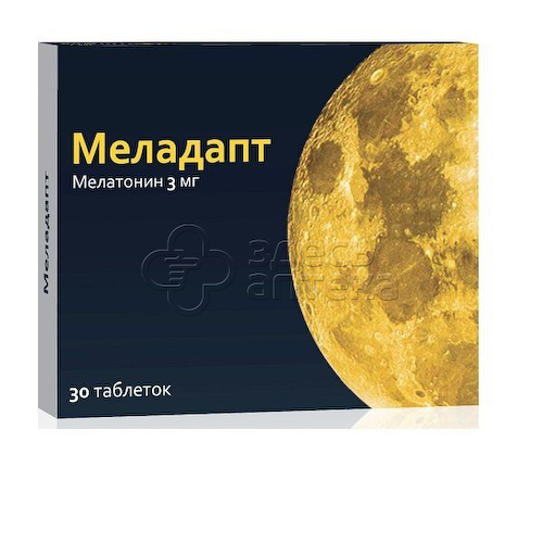 Меладапт 3мг, 30 таблеток, покрытых пленочной оболочкой #1