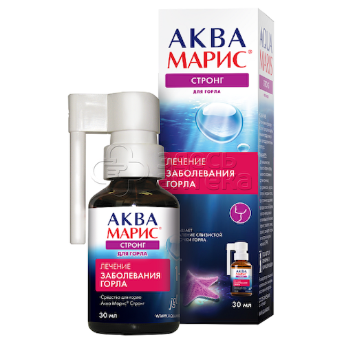 Аква Марис СТРОНГ спрей для горла флакон с распылителем, 30 мл #1