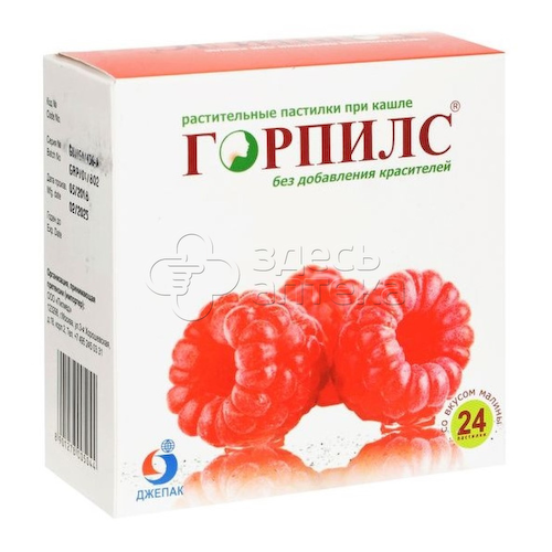 Горпилс малина 24 растительные пастилки #1