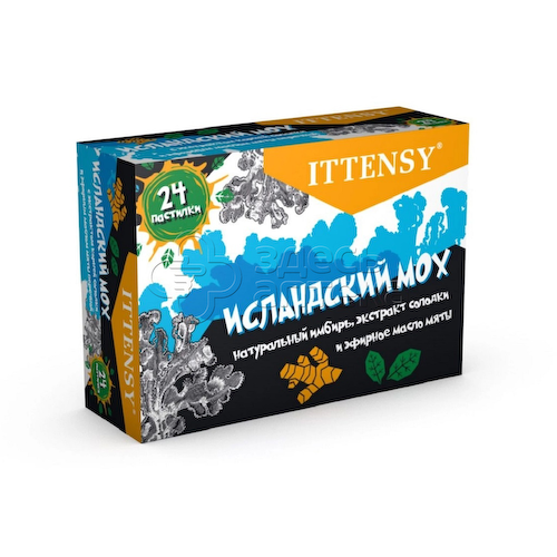 ИТТЕНСИ Исландский мох 2,5г пастилки, 24 шт #1