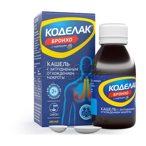 Коделак Бронхо с чабрецом сироп 200мл флак. #1