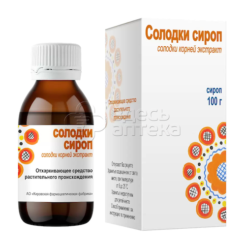 Солодкового корня сироп флакон, 100г #1