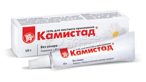 Камистад 20 мг/г+185 мг/г гель для местного применения туба, 10г #1
