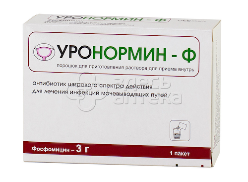 Уронормин-Ф порошок для приготовления раствора для приема внутрь 3 г пакетик 8 г 1 шт #1