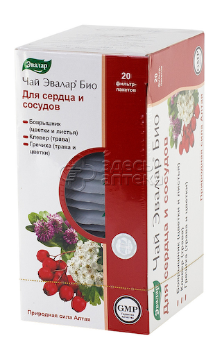 Чай Эвалар Био д/сердца и сосудов 1,5 ф/п N20 #1