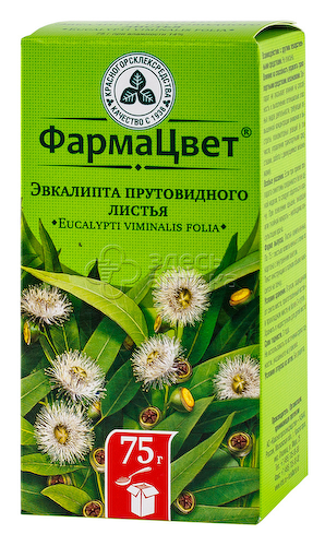 Эвкалипт прутовидный листья 75г #1