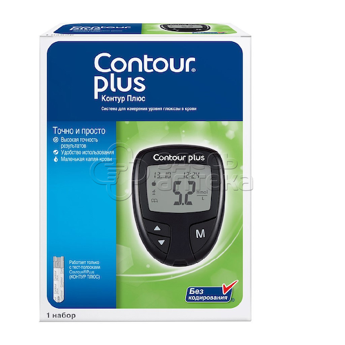 Глюкометр Contour Plus Контур Плюс #1