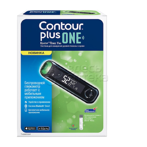 Глюкометр Контур Плюс Уан (Contour Plus One) #1