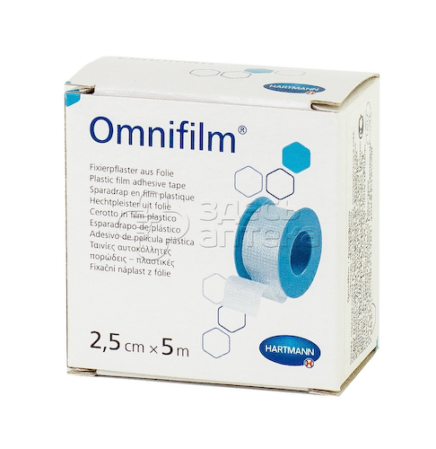 Лейкопластырь Omnifilm пористый (прозрачный) 2,5см х 5м #1