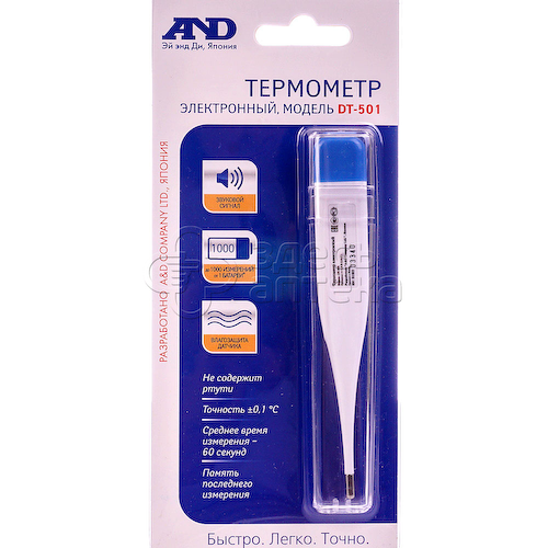 AND Термометр электронный DT-501, 1шт #1