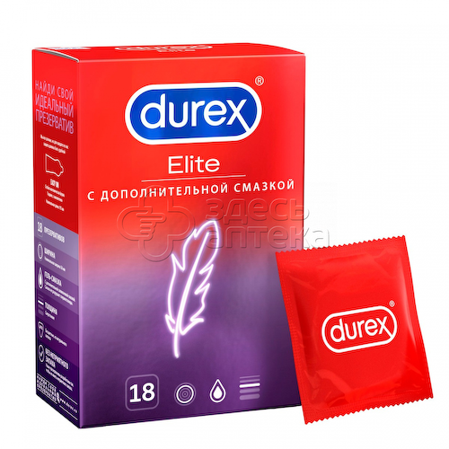 Презервативы Дюрекс elite, 18 шт #1