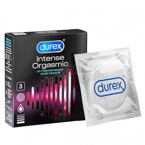 Презервативы Дюрекс Intense Orgasmic, 3 шт #1