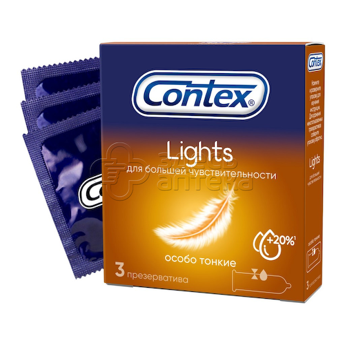 Презервативы Контекс Lights, 3 шт #1