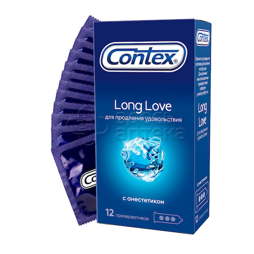 Презервативы Контекс Long Love, 12 шт #1