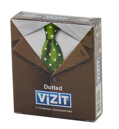 Презервативы Vizit Dotteb точечные N3 #1