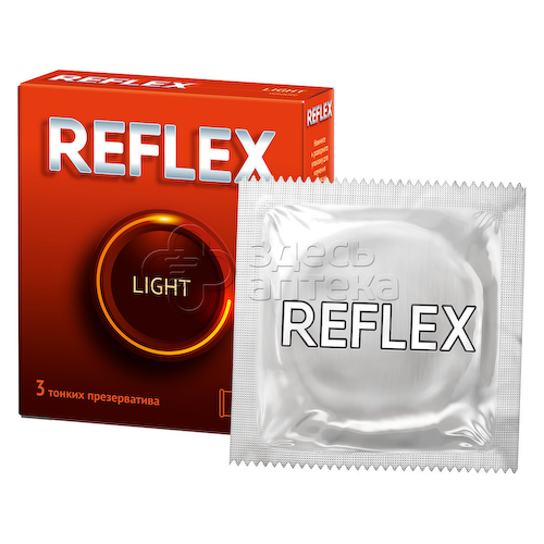 Reflex Light презервативы в смазке 3 шт #1