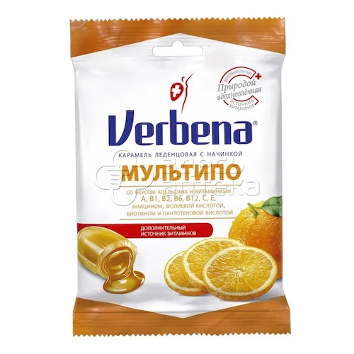 Карамель с начинкой Вербена Мультипо 60г #1